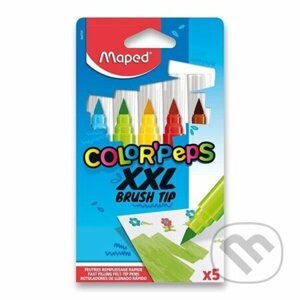 Fixy Color´Peps XXL Brush - 5 barev - Maped