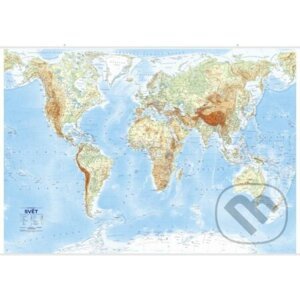 Svět - státy a reliéf 1 : 26 000 000 - Kartografie Praha