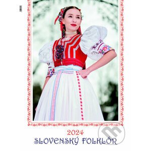 Slovenský folklór 2024 - nástenný kalendár - Press Group