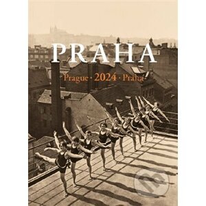 Praha 2024 - nástěnný kalendář na výšku - Pražský svět