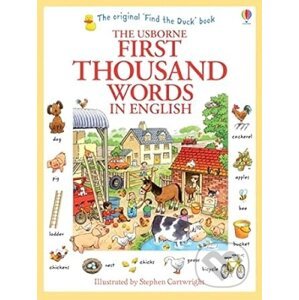 First Thousand Words in English - Heather Amery, Stephen Cartwright (Ilustrátor)