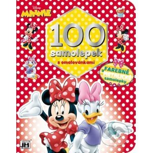 100 samolepiek s vymaľovankami/ Minnie - Disney