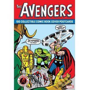 Avengers: 100 Collectible Comic Book Cover Postcards - Marvel Entertainment