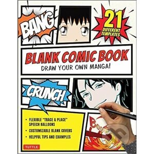 Blank Comic Book: Draw Your Own Manga! - Melvin Calingo (Ilustrátor)
