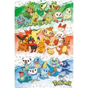 Plagát Pokémon: First Partners - Pokemon