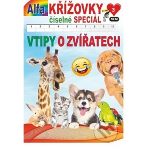 Křížovky číselné speciál 3/2023 - Vtipy o zvířatech - Alfasoft