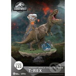 Jurský park diorama D-Stage - T-Rex 13 cm - Beast Kingdom