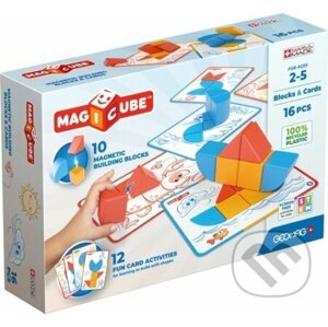 Stavebnice Magicube Blocks&Cards 16 pcs - Geomag