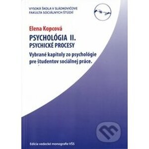 Psychológia II. - Elena Kopcová