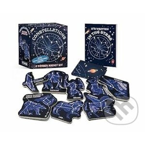 Constellations - a Wooden Magnet Set: With Fold Out Glow-in-the Dark Poster! - Christina Rosso-schneider