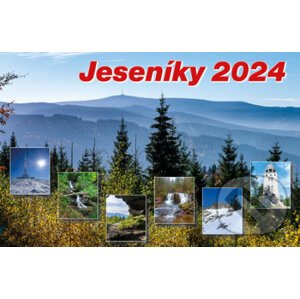 Jeseníky 2024 - stolní kalendář - Jena