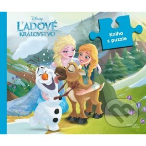 Ľadové kráľovstvo - Kniha s puzzle - Egmont SK