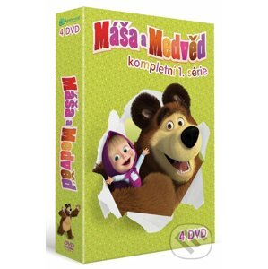 Kolekcia Máša a Medveď 1. - 4. DVD