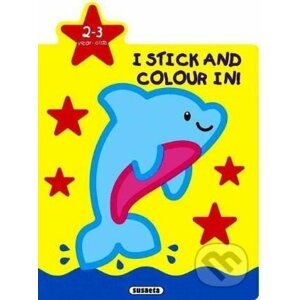 I stick and colour in! - Dolphin 2-3 year old - SUN