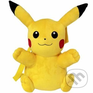 Detský batoh Pokémon - Pikachu (plyšový) - Fantasy
