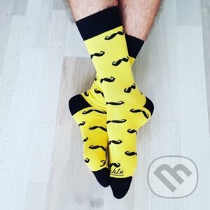 Ponožky Fúzač žltý - Fusakle.sk