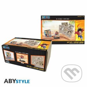 One Piece set Hrnček 320 ml + 2D figúrka + pohľadnice - Luffy - ABYstyle