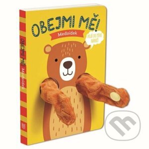Maňásková knížka - Obejmi mě! Medvídek - Pexi