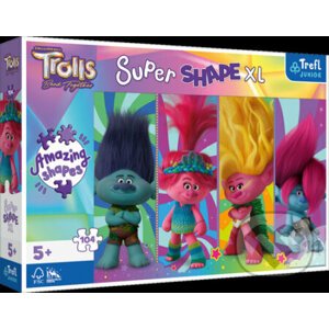 Super Shape XL Trollové 3 Trollí hrátky - Trefl