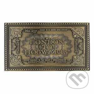Zberateľská plaketa Harry Potter - Lístok na Bradavický expres - Fantasy