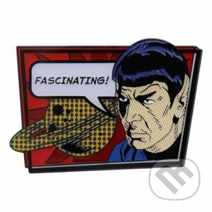 Odznak Star Trek - Spock Fascinated - Fantasy