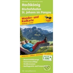 Hochkönig, Bischofshofen, St. Johann im Pongau 1:35 000 / turistická a cykloturistická mapa - freytag&berndt