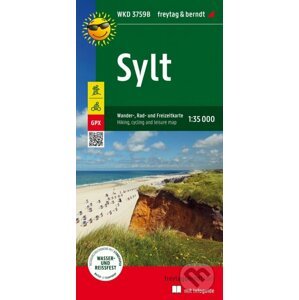 Sylt 1:35 000 / turistická a cykloturistická mapa s informačním průvodcem - freytag&berndt