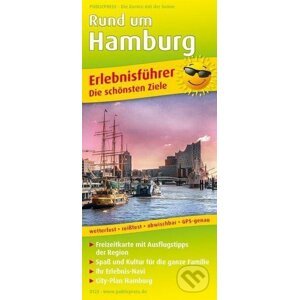 Okolí Hamburku 1:150 000 / mapa s průvodcem - freytag&berndt