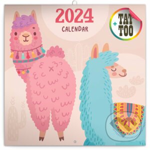 Poznámkový kalendár Happy Lammas 2024 - Notique