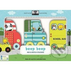 Green Start Wooden Toy Mix and Match : Beep Beep - Innovative Kids