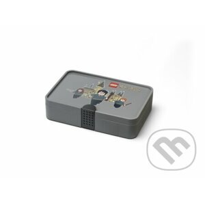 LEGO Harry Potter úložný box s priehradkami - šedá - LEGO