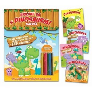 Hrajme sa s dinosaurmi - kufrík - Foni book