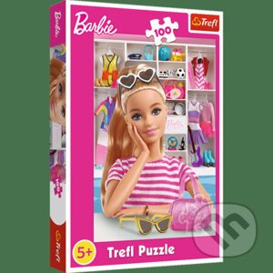 Trefl Puzzle 100 - Zoznámte sa s Barbie / Mattel, Barbie - Trefl