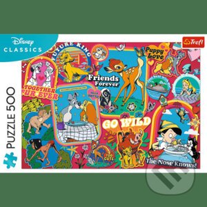 Trefl Puzzle 500 - Disney: V priebehu rokov / Disney - Trefl