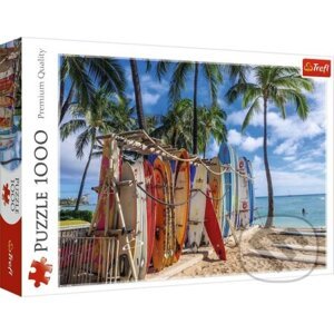 Trefl Puzzle 1000 - Pláž Waikiki, Hawai - Trefl