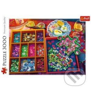Trefl Puzzle 3000 - Večer s puzzle - Trefl