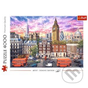 Trefl Puzzle 4000 - Prechádzka po Londýne - Trefl