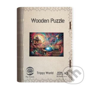 Dřěvěné puzzle/Trippy world A3 - EPEE