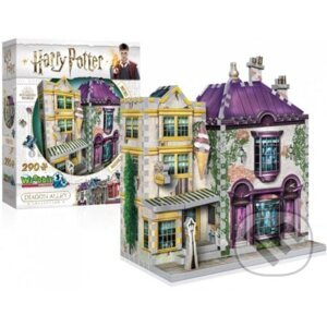 Puzzle 3D Harry Potter: Madam Malkinová a Zmrzlinářství Florea - Wrebbit - MB
