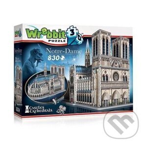 Puzzle 3D Katedrála Notre-Dame - Wrebbit - MB