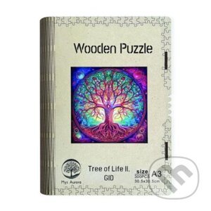 Dřěvěné puzzle/Strom života II A3 svítící - EPEE
