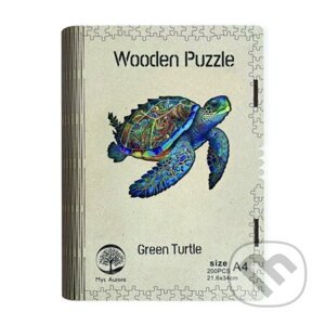 Dřěvěné puzzle/Želva A4 svítící - EPEE