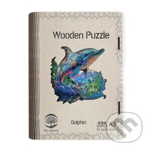Dřěvěné puzzle/Delfín A3 svítící - EPEE