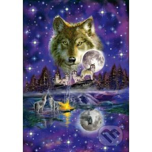 Wolf in the moonlight - Schmidt