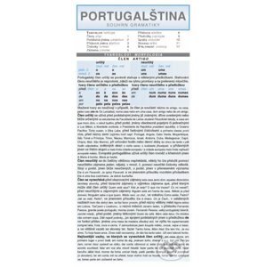 Portugalština – souhrn gramatiky - Holman