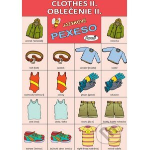 Jazykové pexeso: Clothes II. / Oblečenie II. - Juvenia Education Studio