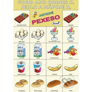 Jazykové pexeso: Food and Drinks II. / Jedlo a nápoje II. - Juvenia Education Studio