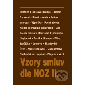 Vzory smluv dle NOZ II. - Poradce s.r.o.