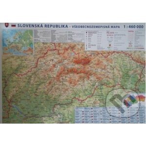 Slovenská republika - všeobecnozemepisná mapa 1:460T SC - SHOCart