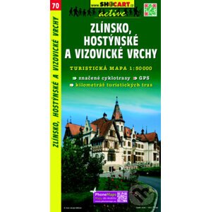 Zlínsko, Hostýnske a Vizovické vrchy 1:50 000 - SHOCart